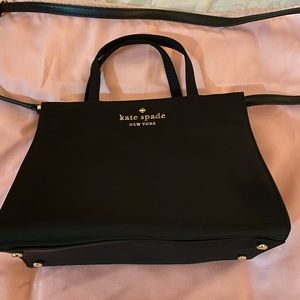 NWOT Kate Spade black satchel/crossbody handbag